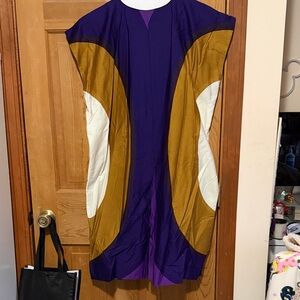 Marimekko Purple and Gold Dress